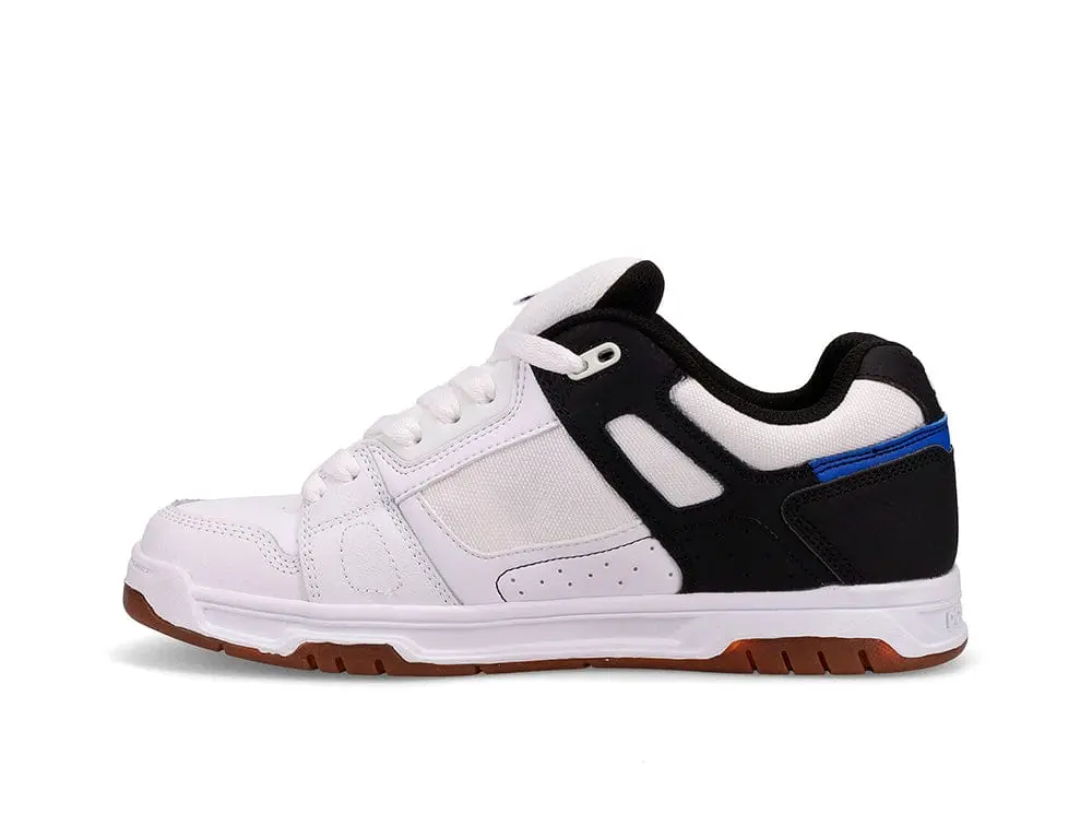 Zapatilla Dc Stag Hombre Blanco Negro Suela Blanco Gum - Image 3