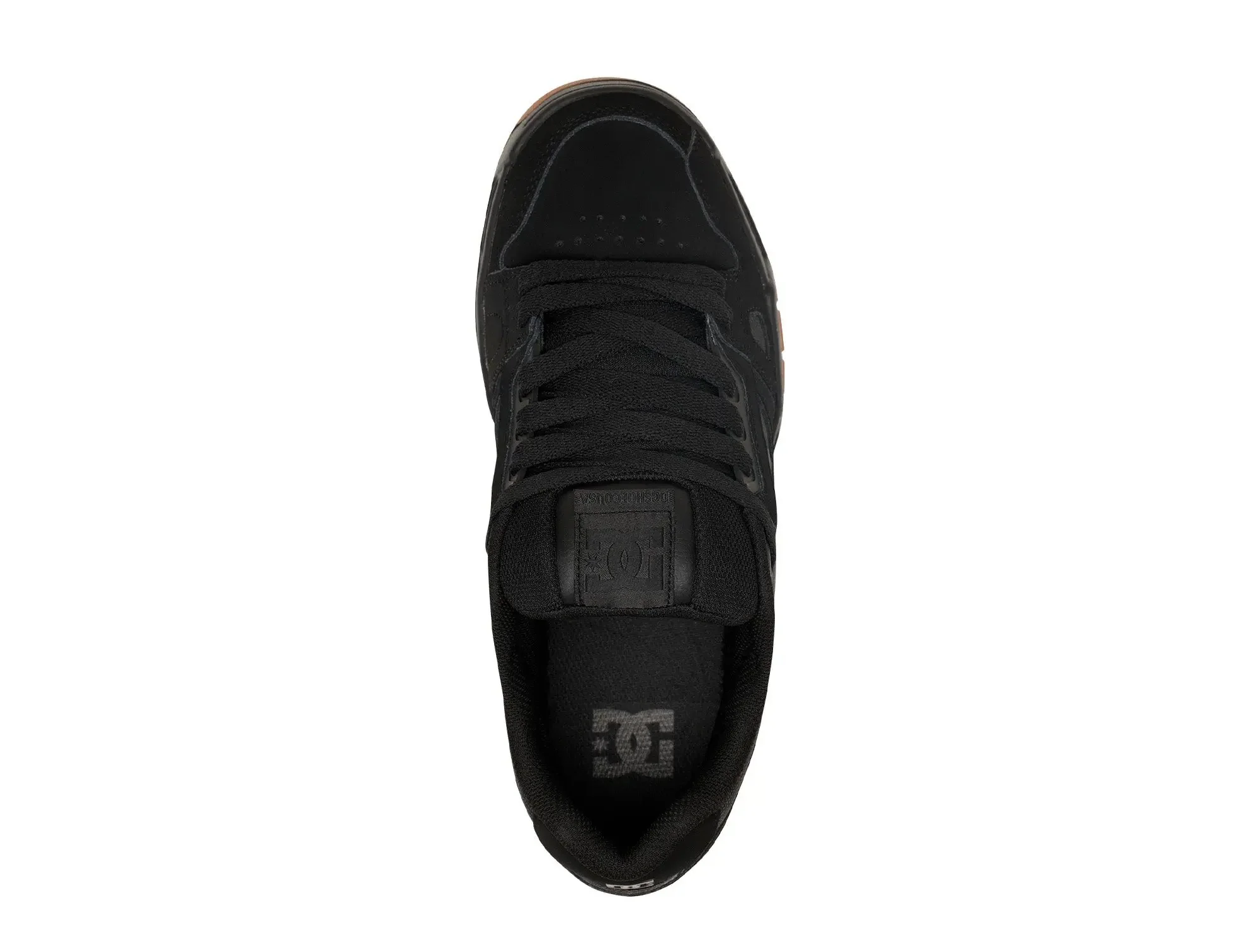 Zapatilla Dc Stag Hombre Negro - Suela Negro Gum - Image 4