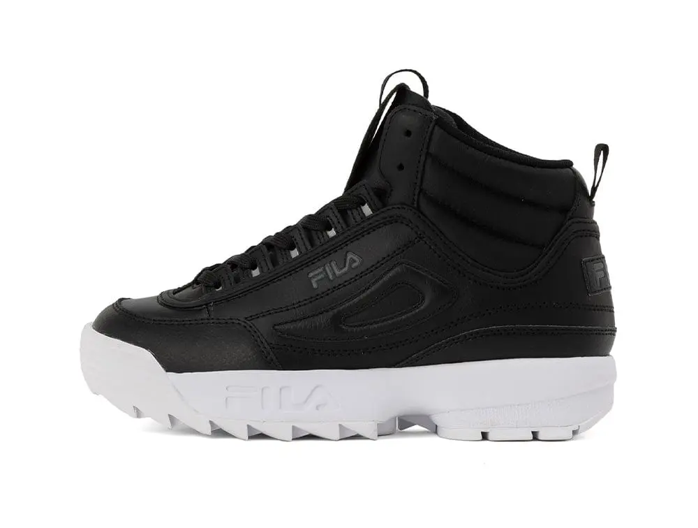 Zapatilla Fila Disruptor II Mid Mujer Negro - Image 3