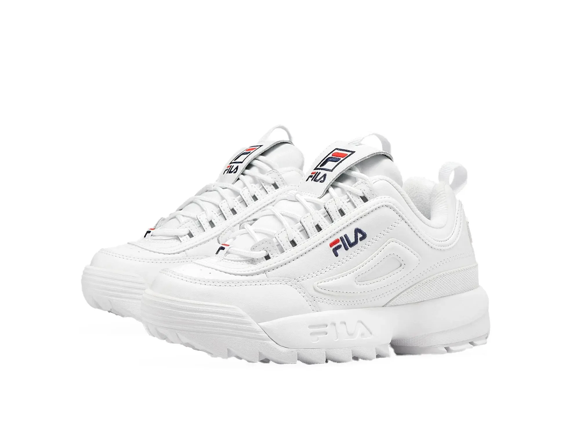 Zapatilla Fila Disruptor II Premium Hombre Mono Blanco - Image 3