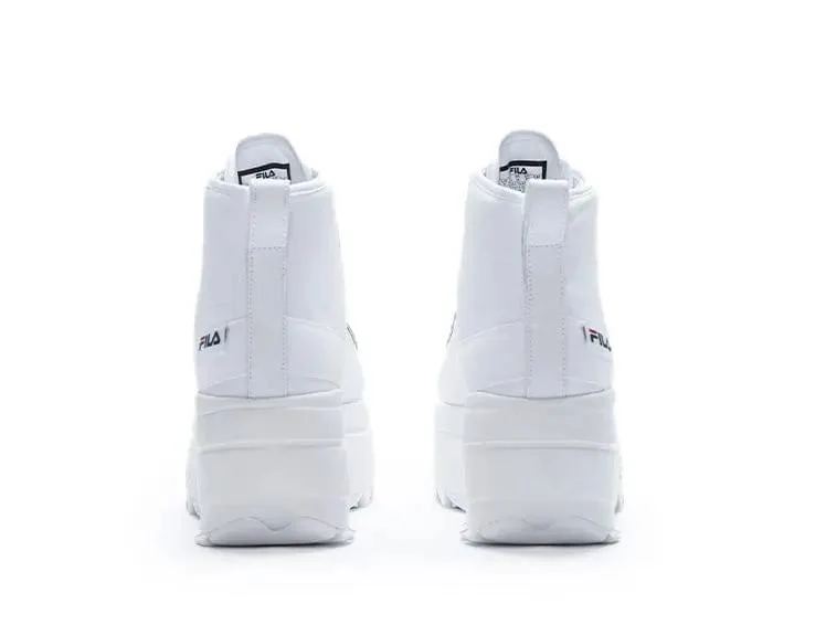 Zapatilla Fila Zora Trail Hi Mujer Mono Blanco - Image 4