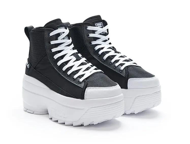 Zapatilla Fila Zora Trail Hi Mujer Negro - Image 2
