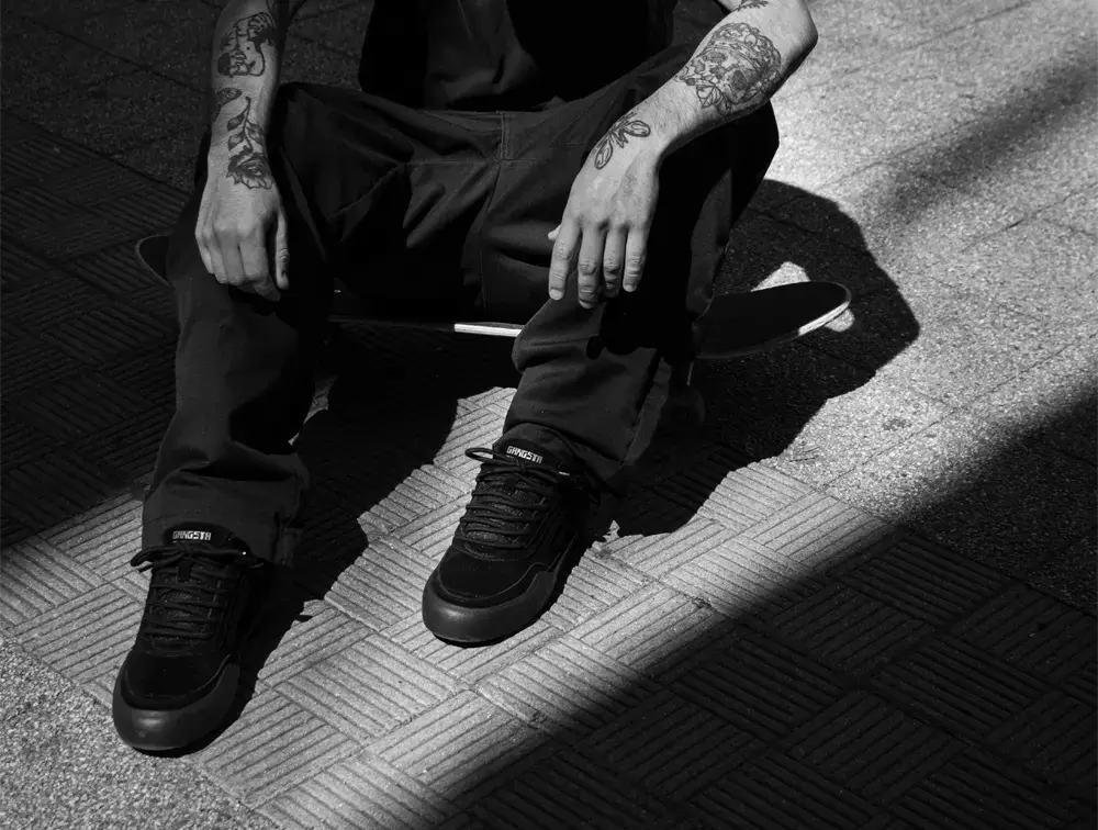 Zapatilla Gangsta Sailor Unisex Mono Negro - Image 6