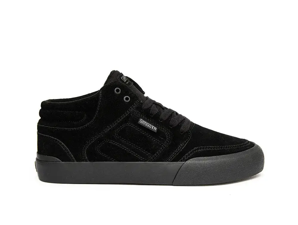 Zapatilla Gangsta Wallride Mid Unisex Negro