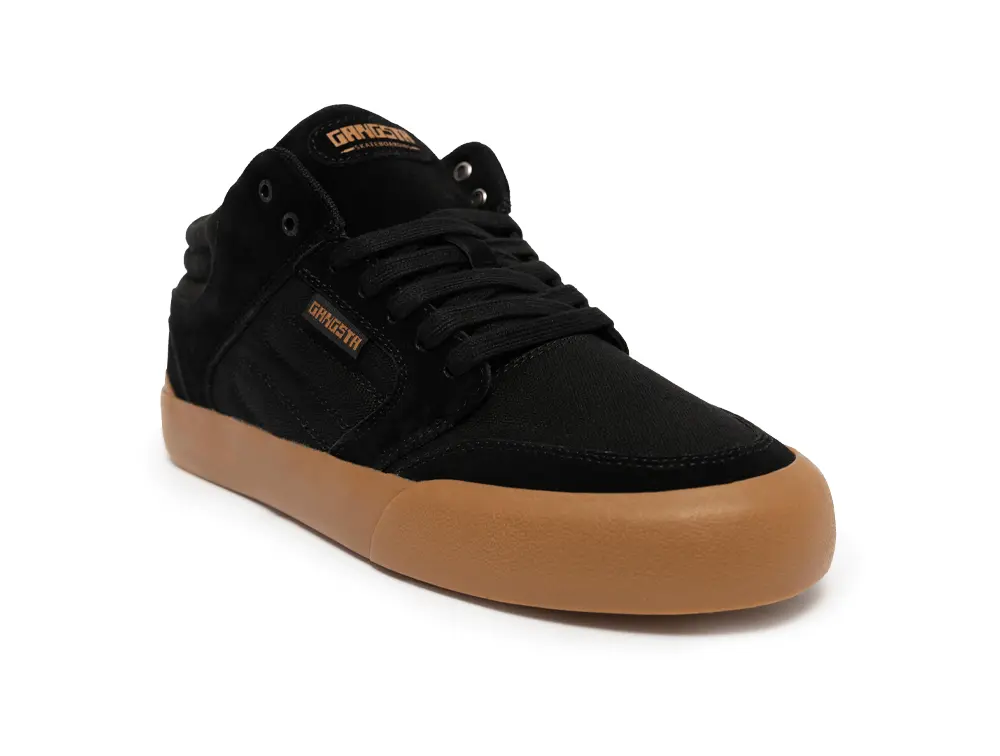 Zapatilla Gangsta Wallride Mid Unisex Negro - Image 2