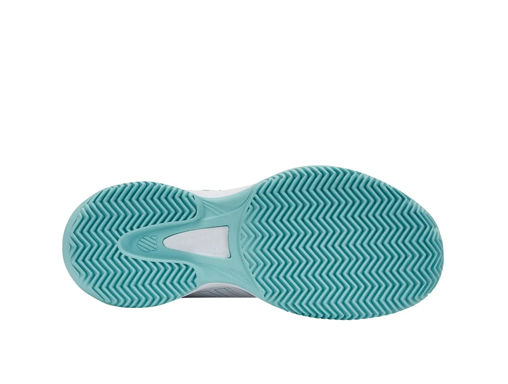 Zapatilla Kswiss Court Express Hb Mujer Blanco Celeste - Image 6