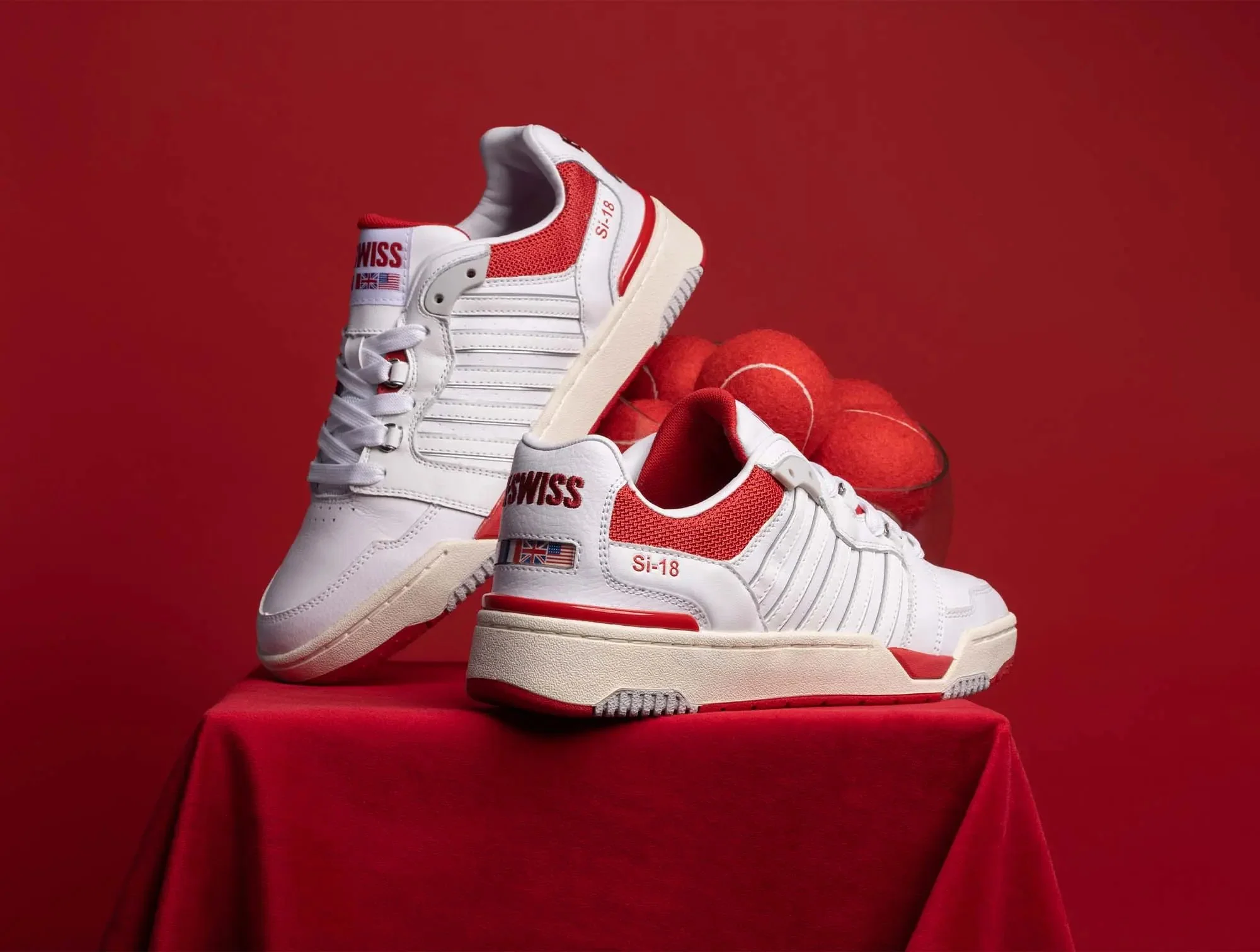 Zapatilla Kswiss Si-18 Rival Hombre Rojo - Image 3