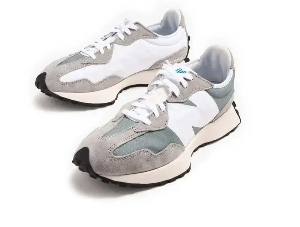 Zapatilla New Balance 327 Hombre Gris Bicolor - Image 2