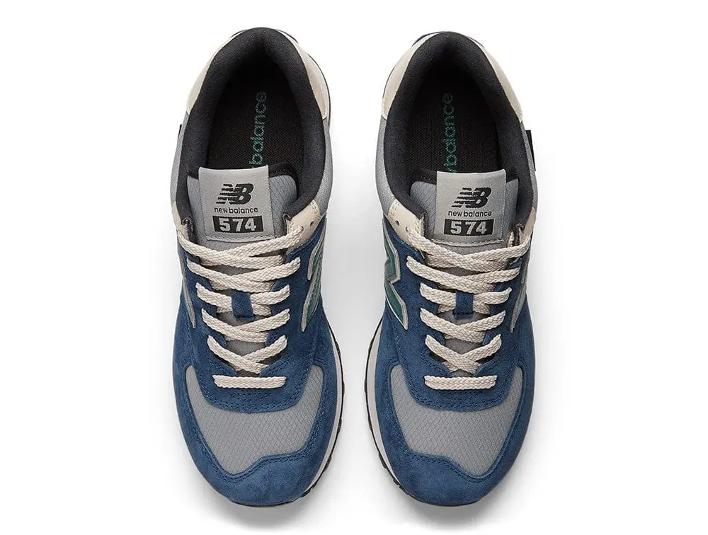 Zapatilla New Balance 474 Hombre Azul - Celeste Cordura - Image 4