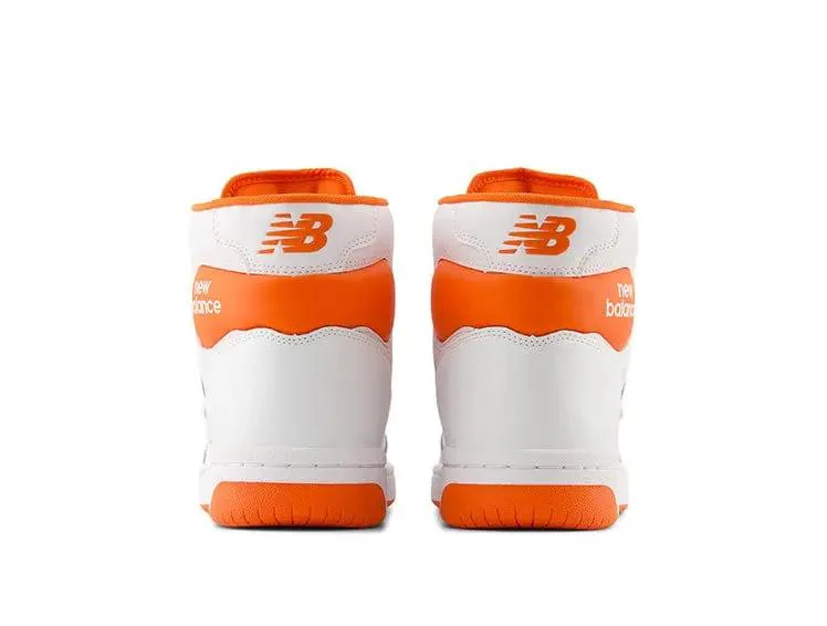 Zapatilla New Balance 480 Hombre Blanco Naranjo - Image 4