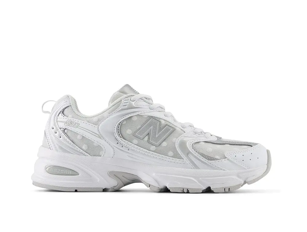 Zapatilla New Balance 530 Dots Unisex Blanco-Gris