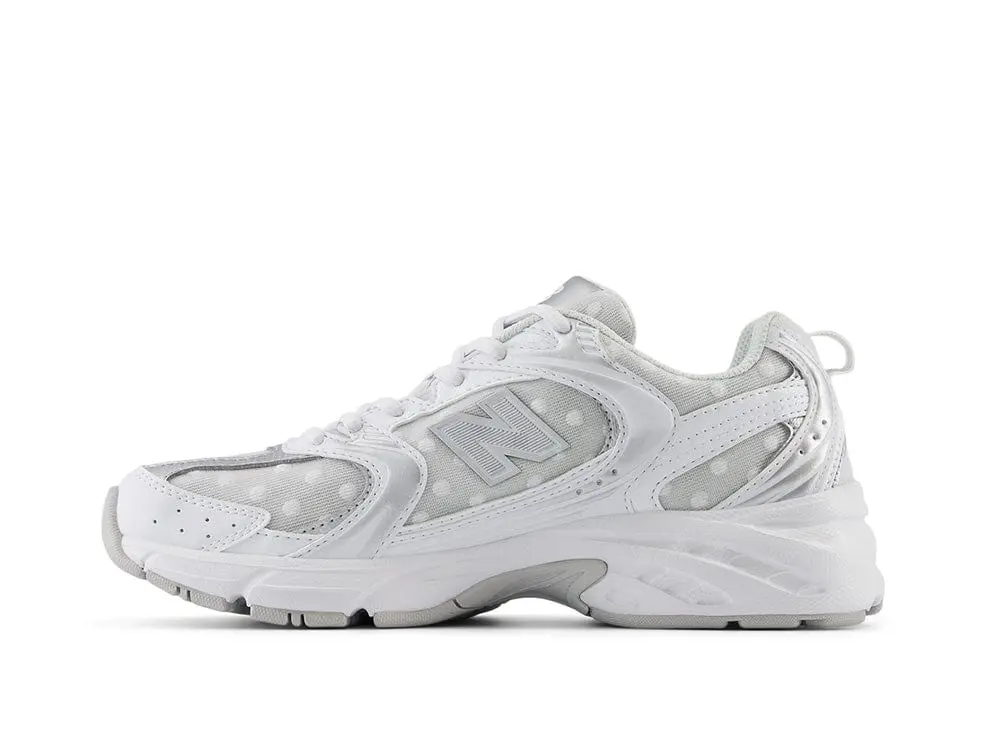 Zapatilla New Balance 530 Dots Unisex Blanco-Gris - Image 2