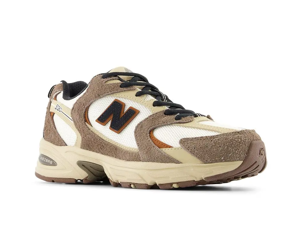Zapatilla New Balance 530 Unisex Blanco - Café - Image 2