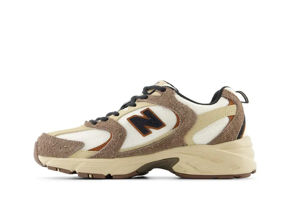 Zapatilla New Balance 530 Unisex Blanco - Café - Image 3