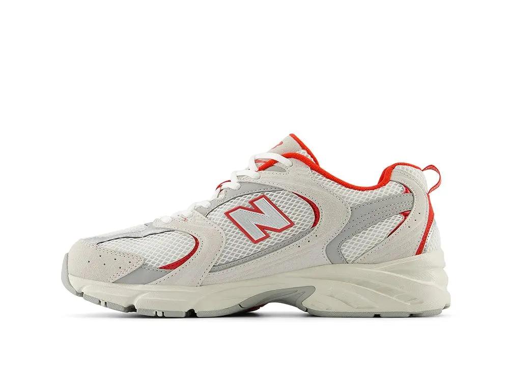 Zapatilla New Balance 530 Unisex Beige Red - Image 2