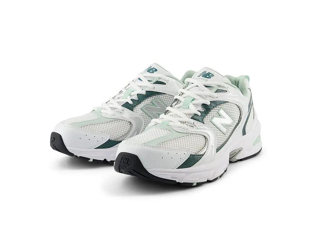 Zapatilla New Balance 530 Unisex Blanco Mint - Image 3