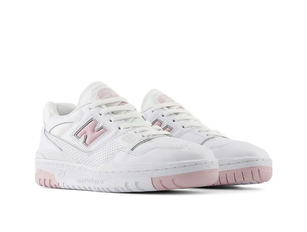 Zapatilla New Balance 550 Mujer Blanco Rosado - Image 3