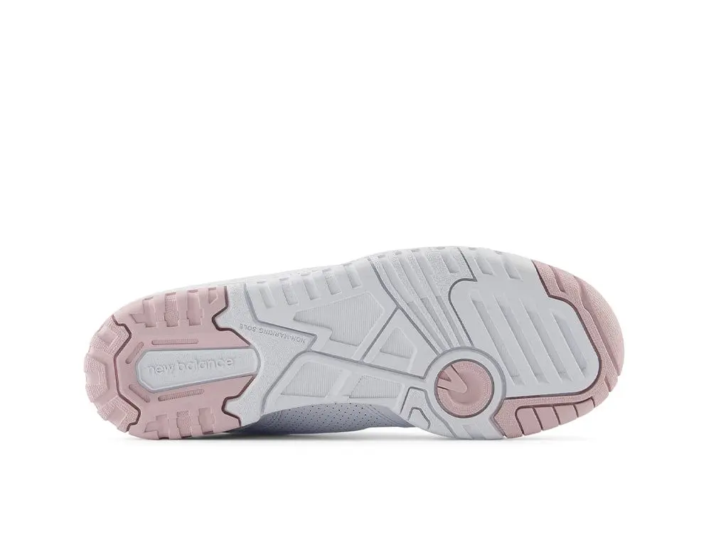 Zapatilla New Balance 550 Mujer Blanco Rosado - Image 4