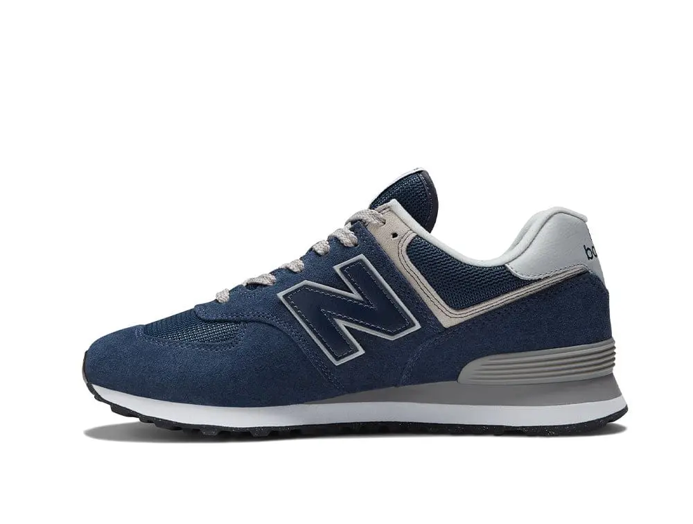 Zapatilla New Balance 574 Hombre Azul-Gris - Image 3