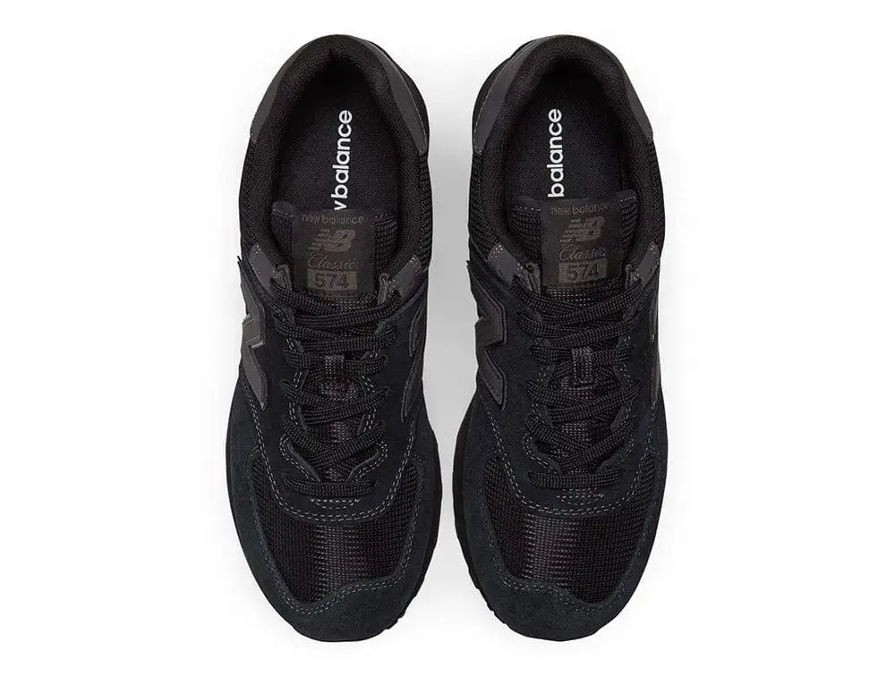 Zapatilla New Balance 574 Hombre Negro - Image 4