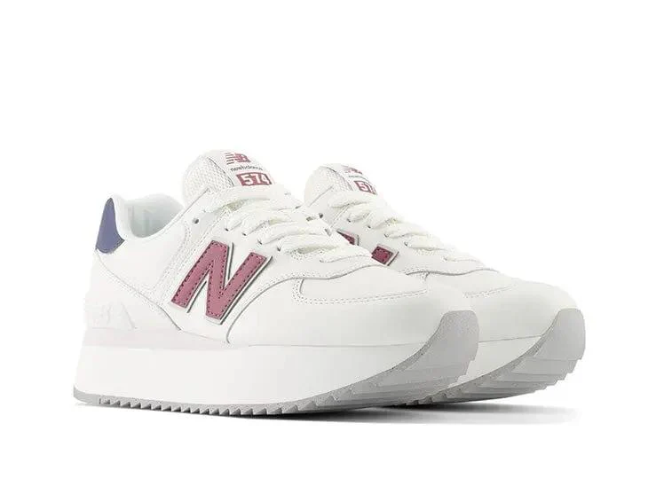 Zapatilla New Balance 574 Stacked Mujer Blanco - Image 2