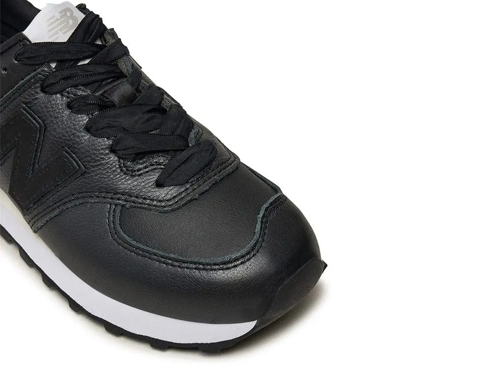 Zapatilla New Balance 574 Mujer Negro - Blanco - Image 2