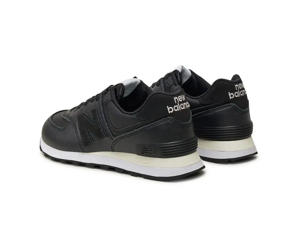 Zapatilla New Balance 574 Mujer Negro - Blanco - Image 4