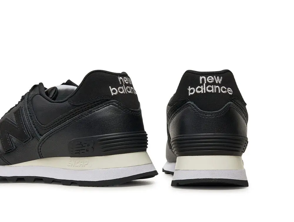 Zapatilla New Balance 574 Mujer Negro - Blanco - Image 6