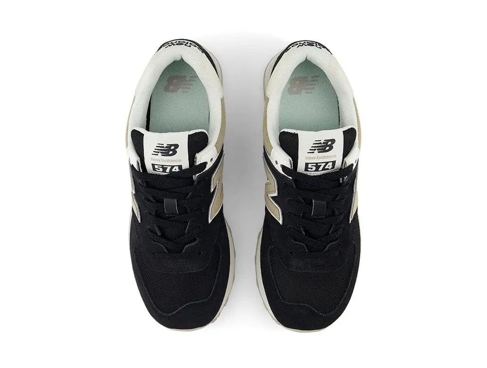 Zapatilla New Balance 574 Mujer Negro - Image 4
