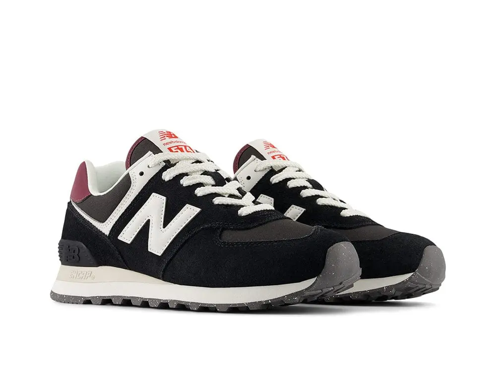 Zapatilla New Balance 574 Mujer Negro - Image 3