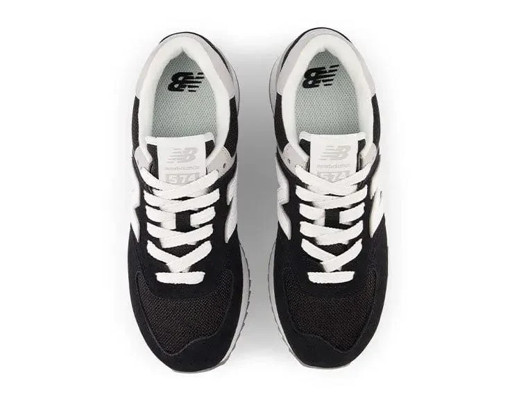 Zapatilla New Balance 574 Stacked Mujer Negro - Image 3