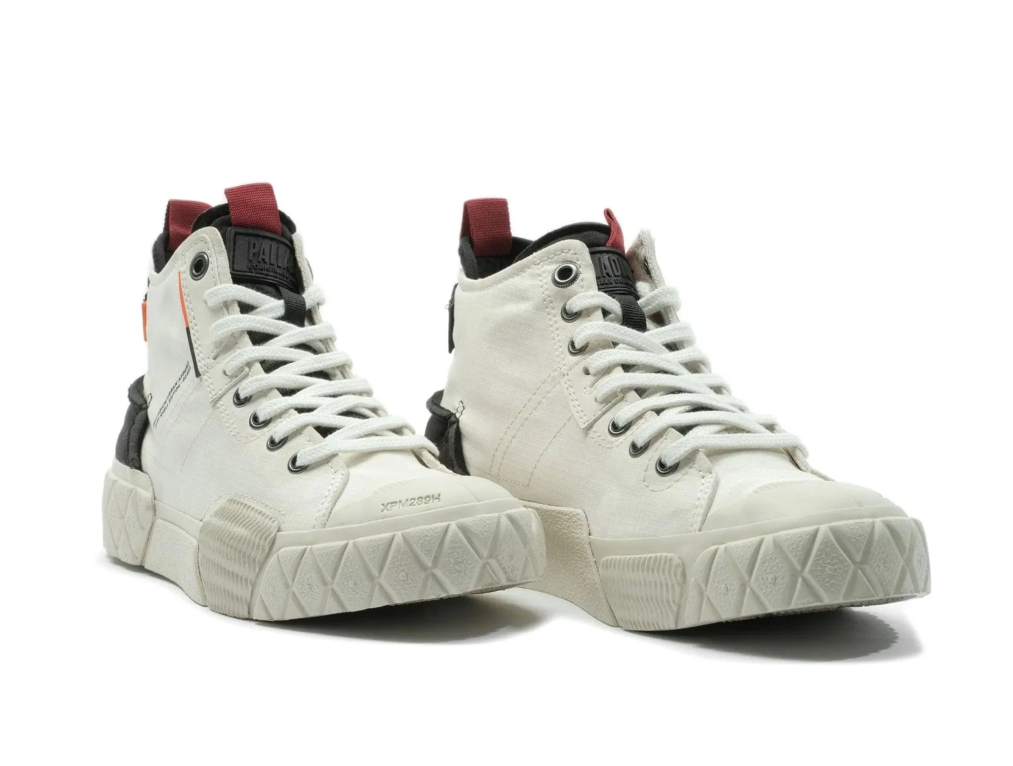 Zapatilla Palladium Ace City Shell Hi Chukka Unisex Blanco - Image 3