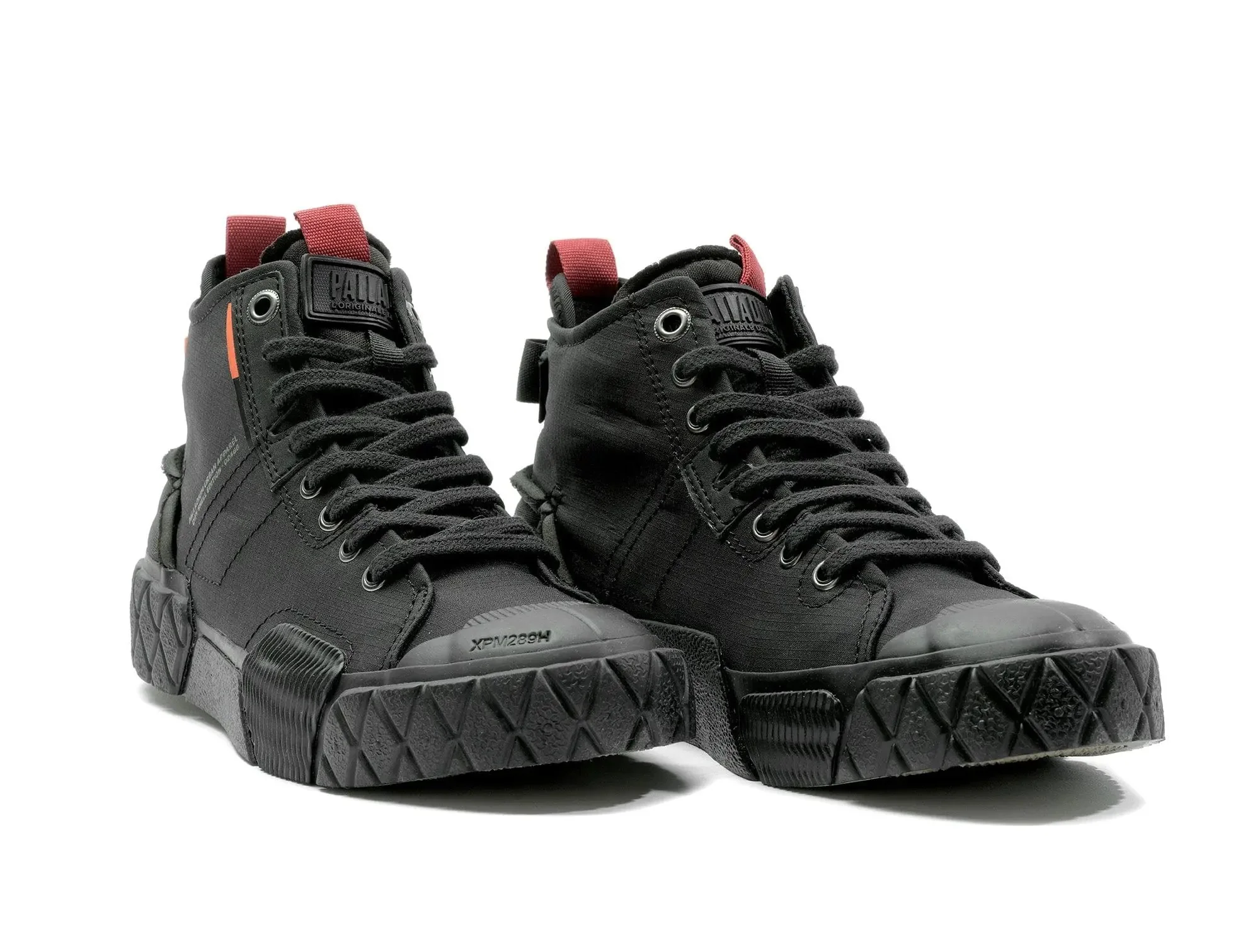 Zapatilla Palladium Ace City Shell Chukka Hi Unisex Mono Negro - Image 3