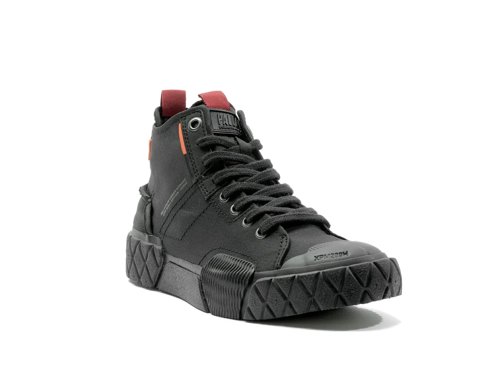Zapatilla Palladium Ace City Shell Chukka Hi Unisex Mono Negro - Image 4
