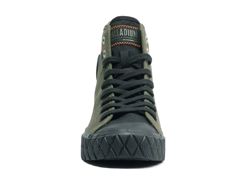 Zapatilla Palladium Palla Ace Mid Hombre Verde - Suela Negro - Image 4