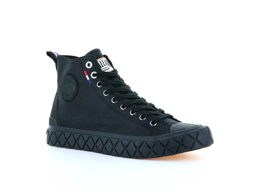 Zapatilla Palladium Palla Ace Mid Cuero Unisex Mono Negro - Image 2