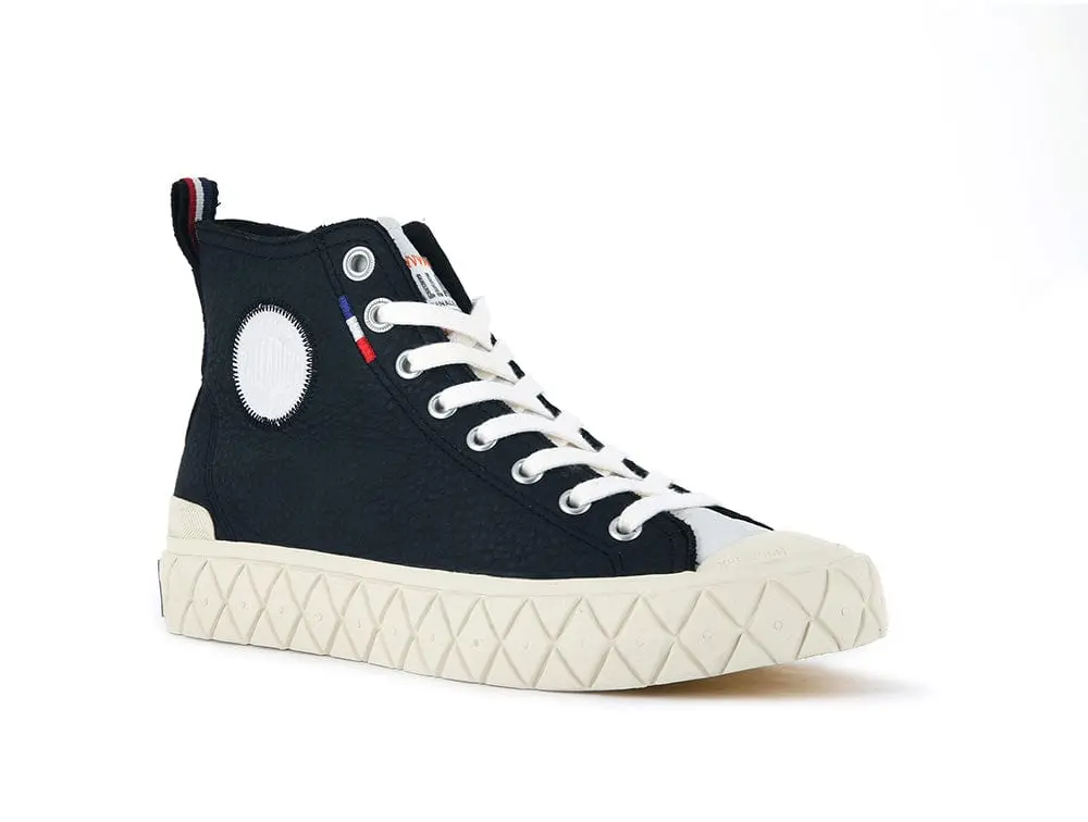 Zapatilla Palladium Palla Ace Mid Cuero Unisex Negro - Image 2
