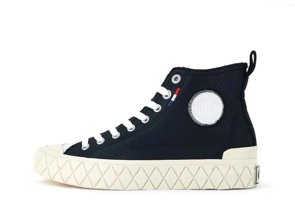 Zapatilla Palladium Palla Ace Mid Cuero Unisex Negro - Image 3