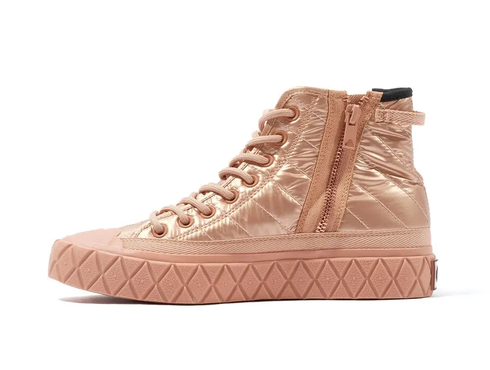 Zapatilla Palladium Palla Ace Re-Quilt Metal Mujer Naranjo - Image 3