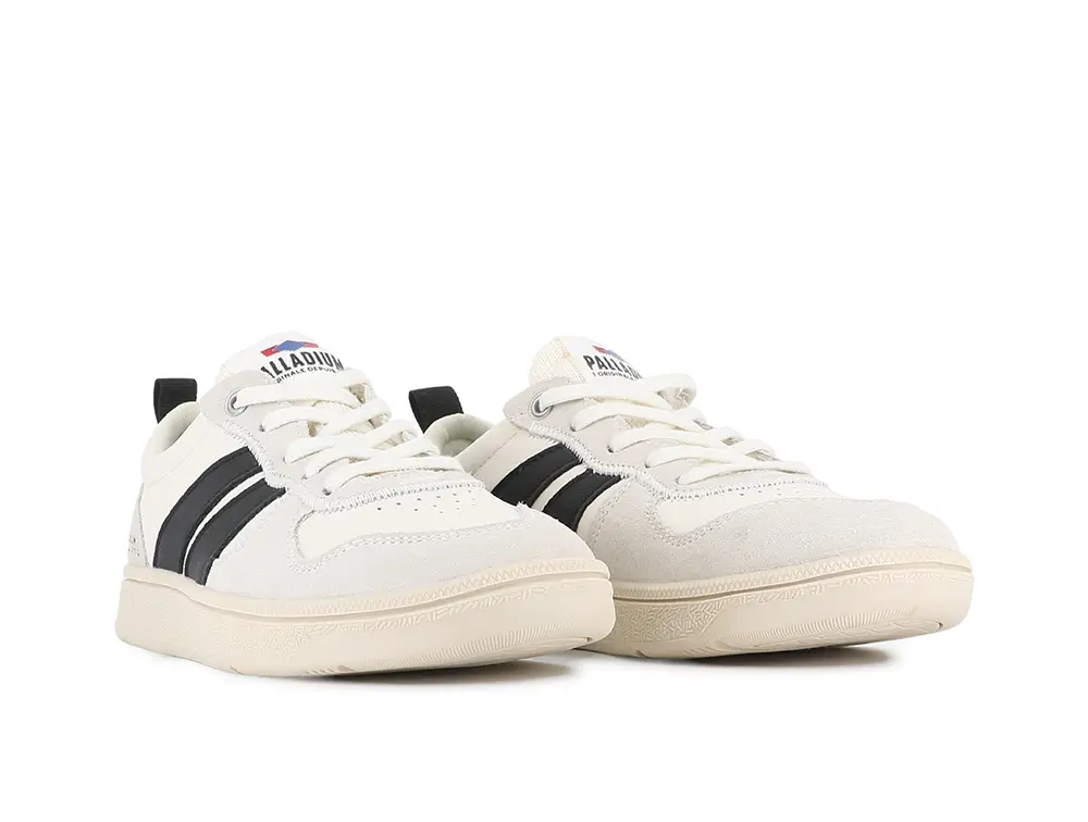 Zapatilla Palladium Pallacup Flame Leather Unisex Blanco - Image 3