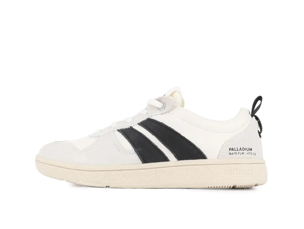 Zapatilla Palladium Pallacup Flame Leather Unisex Blanco - Image 6