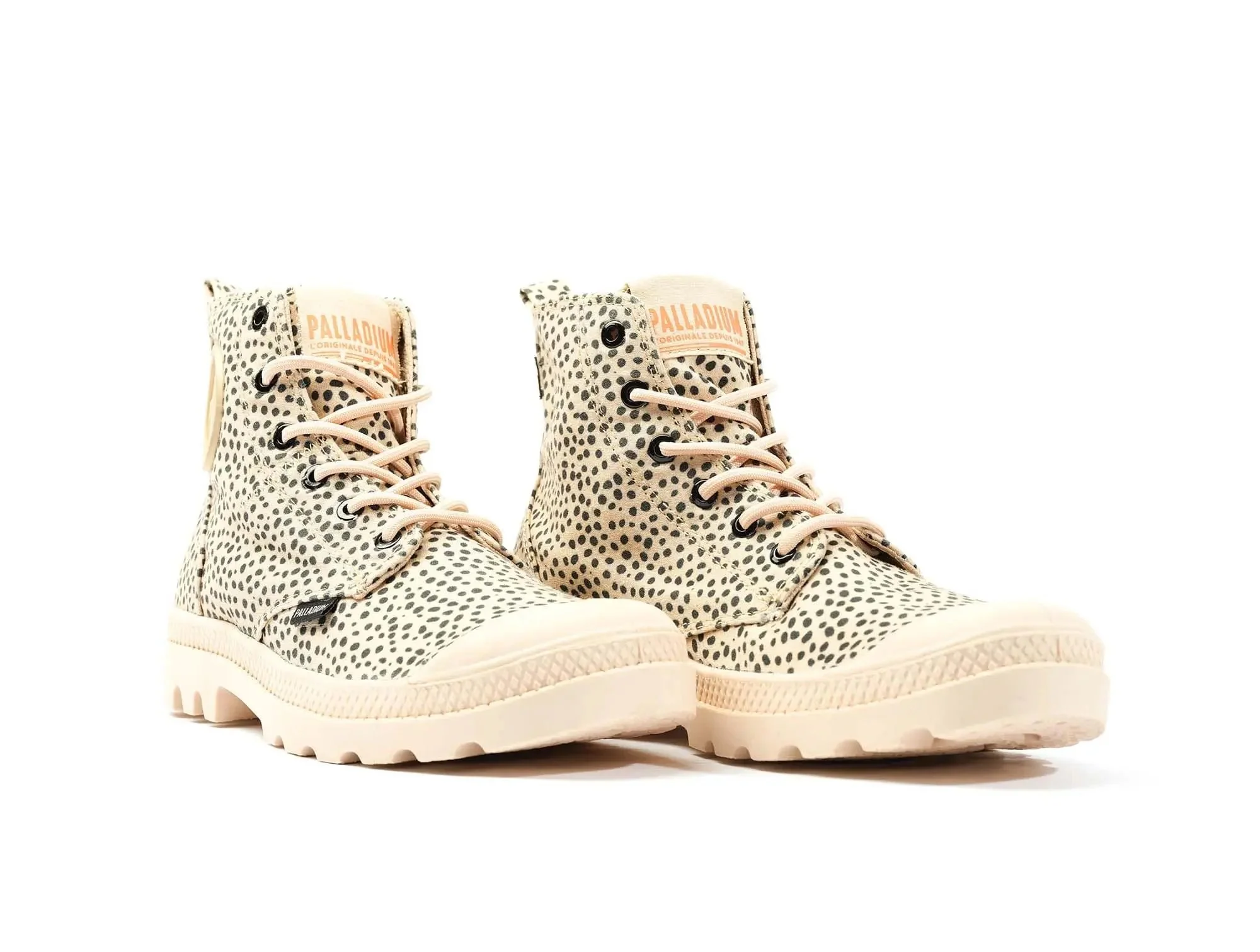 Zapatilla Palladium Pampa Hi Safari Mujer Beige - Image 3