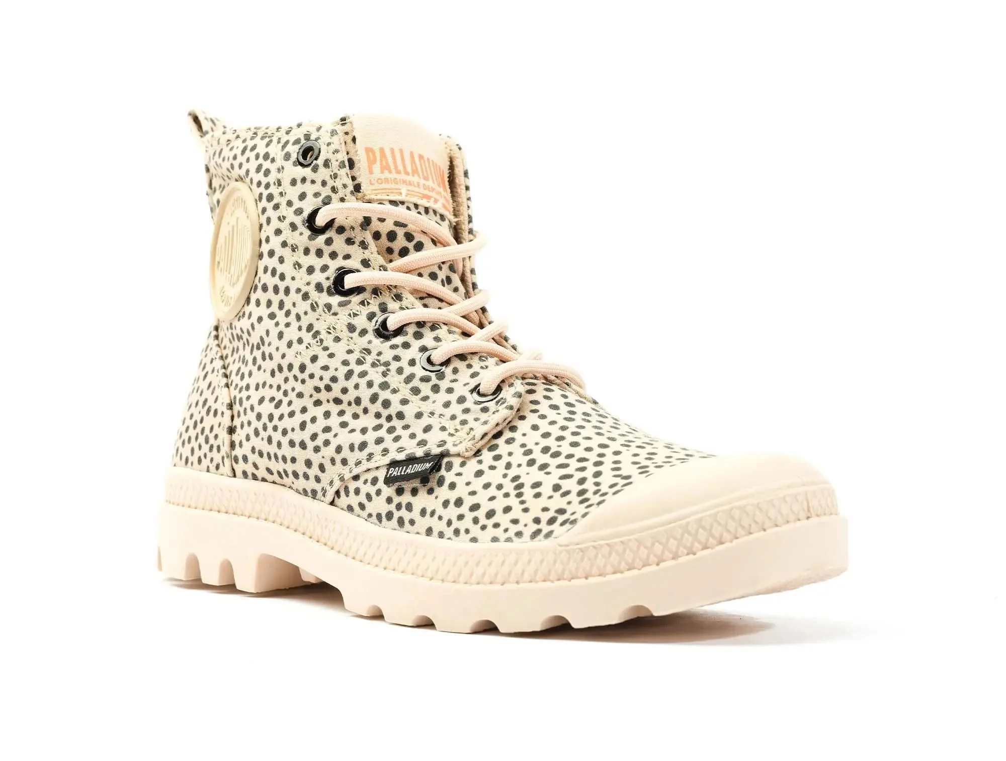 Zapatilla Palladium Pampa Hi Safari Mujer Beige - Image 4