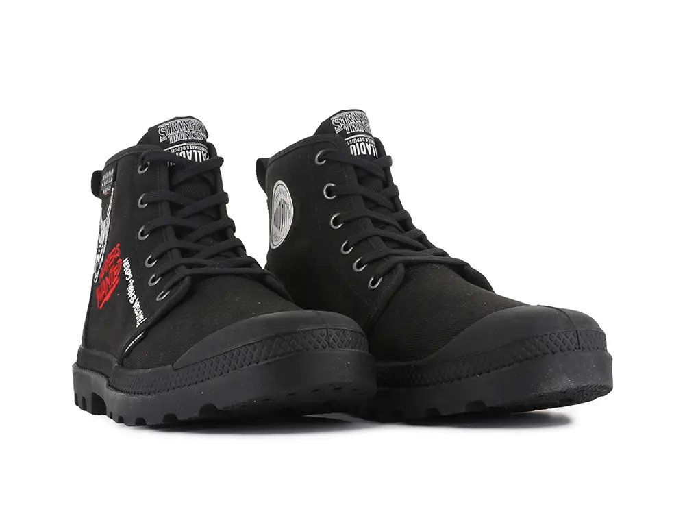 Zapatilla Palladium Pampa Hellfire (Stranger Things) Unisex Negro - Image 3