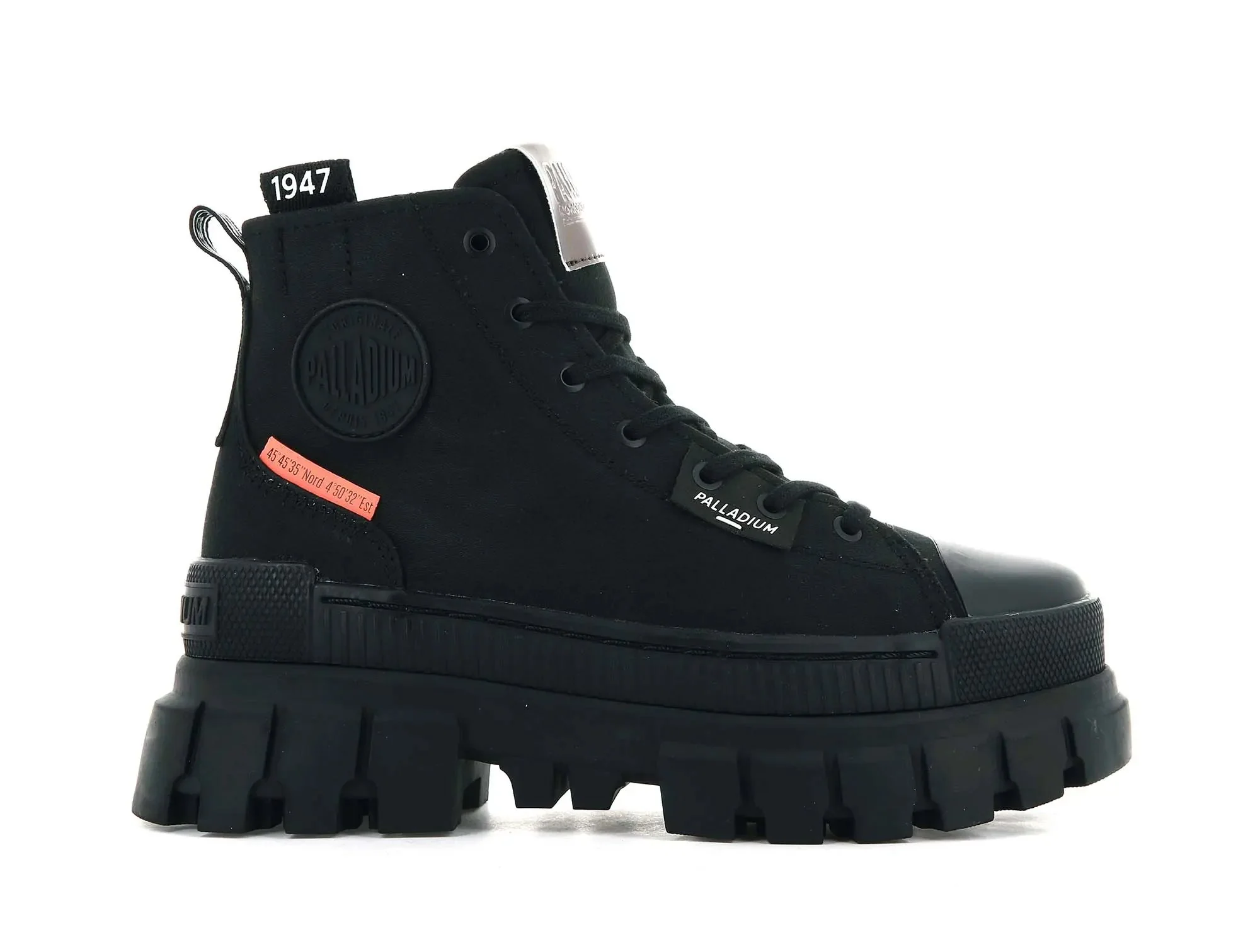Zapatilla Palladium Revolt Hi Tx Mujer Mono Negro