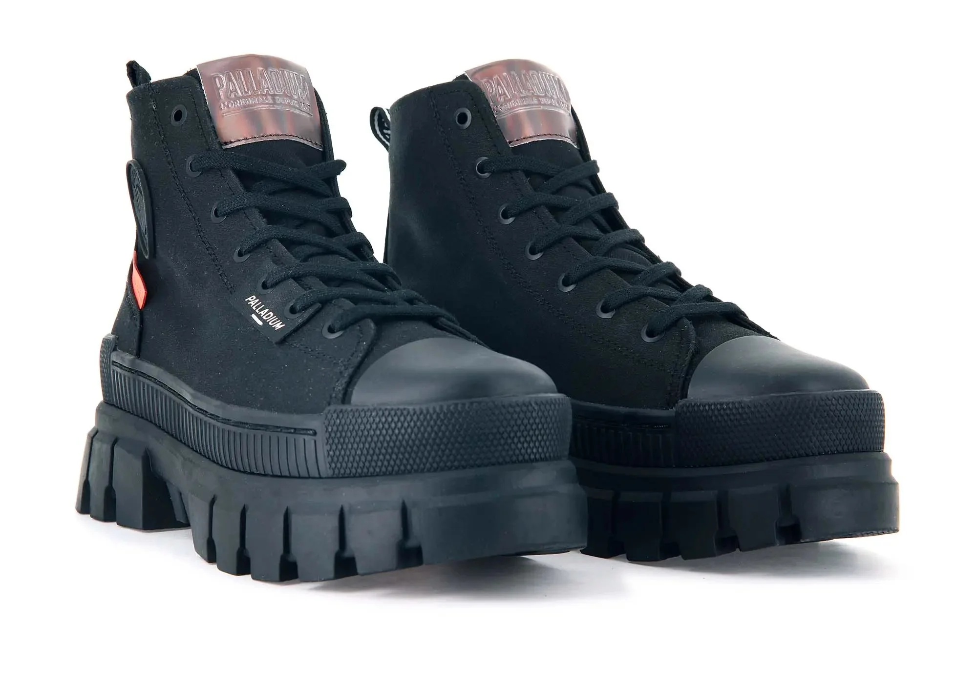 Zapatilla Palladium Revolt Hi Tx Mujer Mono Negro - Image 4