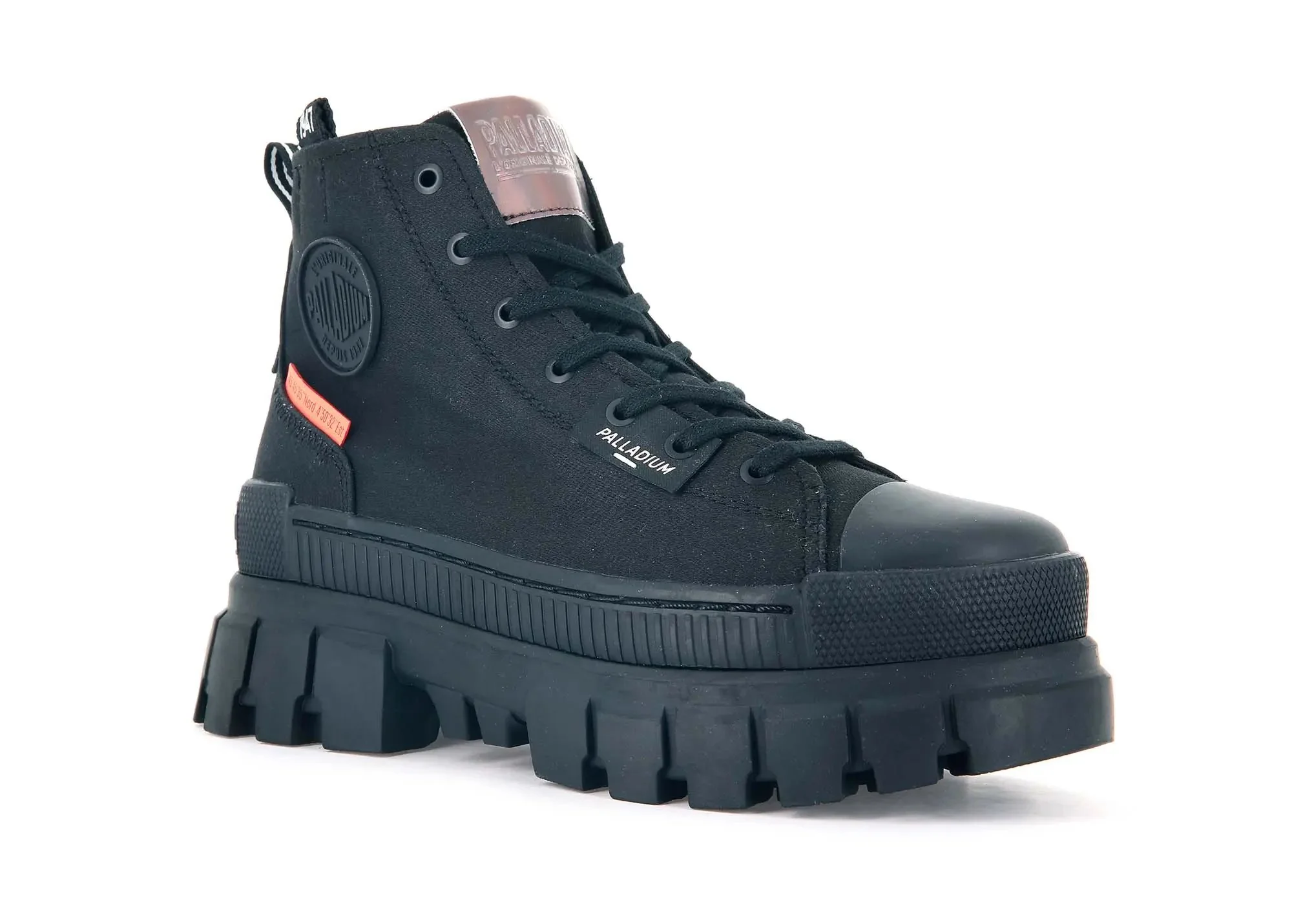 Zapatilla Palladium Revolt Hi Tx Mujer Mono Negro - Image 5
