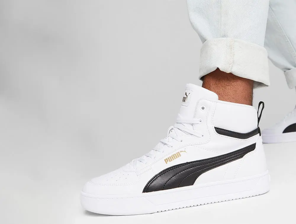 Zapatilla Puma Caven 2.0 Mid Hombre Blanco - Image 4