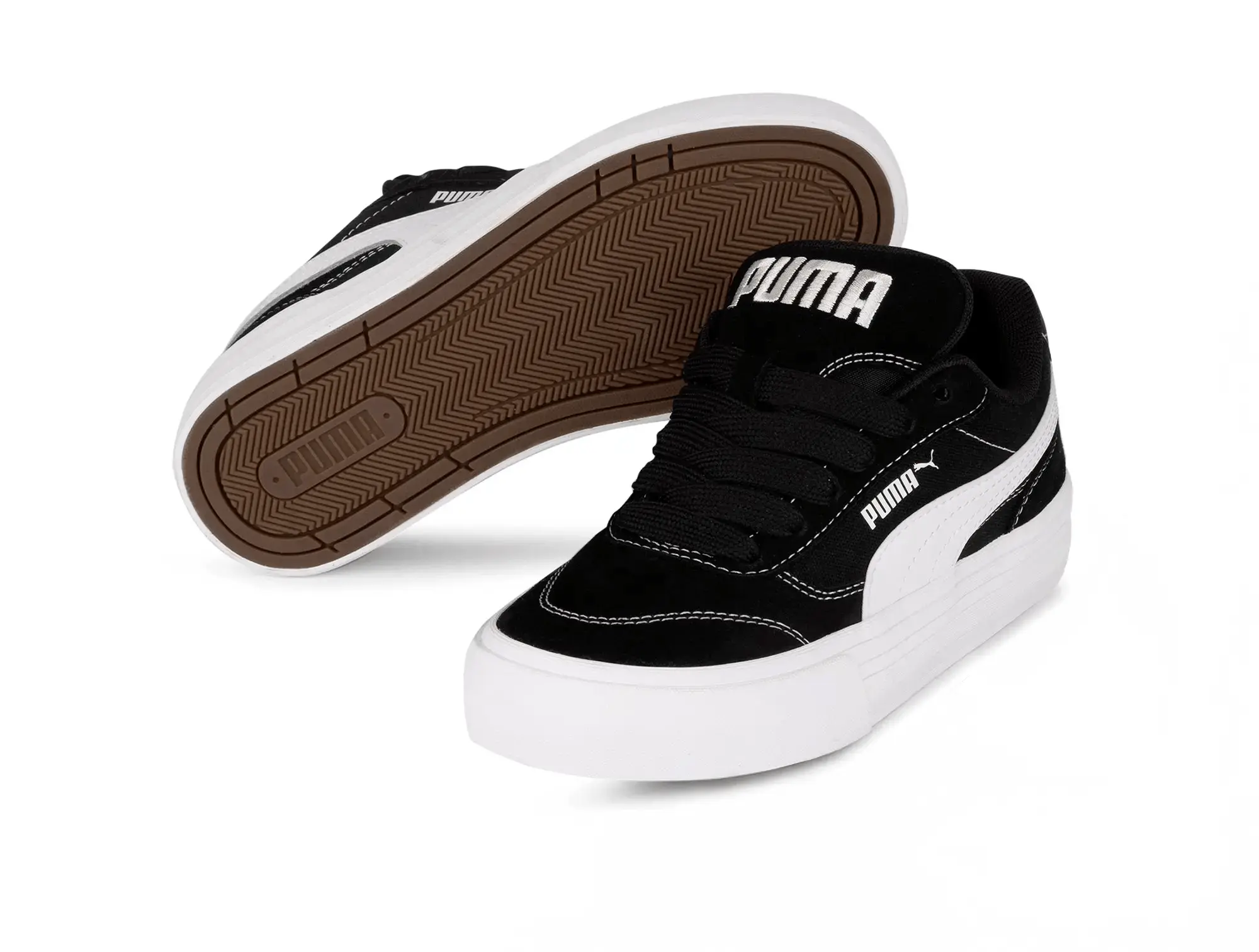 Zapatilla Puma Cc Park Vulc Cadete Negro - Image 3