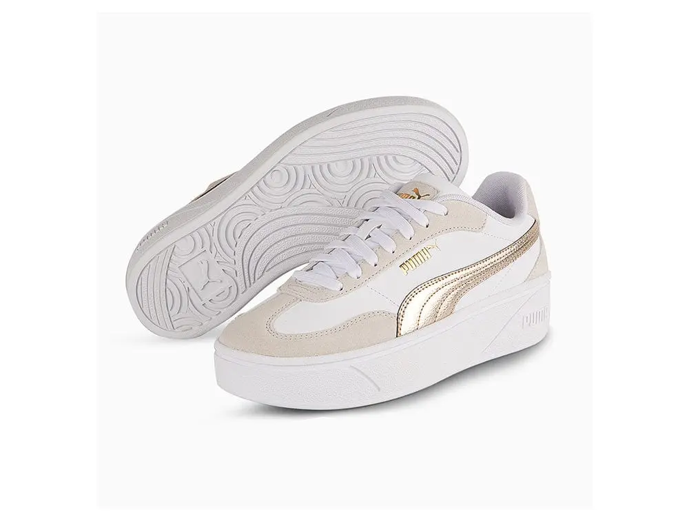 Zapatilla Puma Club II Era Platform Metallic Mujer Blanco - Image 2